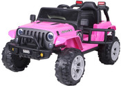 Kids 4X4 Style Electric Ride On Car - Pink