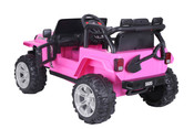 Kids 4X4 Style Electric Ride On Car - Pink