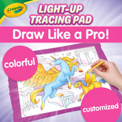 Crayola Light Up Tracing Pad - Unicorn