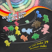Johnco Outdoor Chalk Making Kit - Dinosaur Johnco Outdoor Chalk Making Kit - Dinosaur