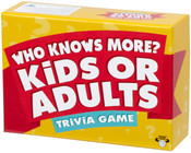 Who Knows More? Kids or Adults - Card Game