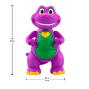 Barney's World Heart Hands Barney 14.5cm Figure Barney's World Heart Hands Barney 14.5cm Figure