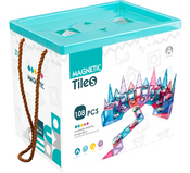 Wondermags Magnetic Tiles Parking Lot 108pcs