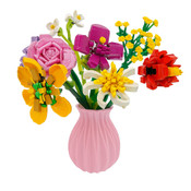 Flower Love Pink Vase Large Bouquet 109pcs Flower Love Pink Vase Large Bouquet 109pcs