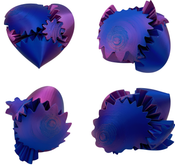 3D Printed Heart Gear 