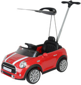 Mini Convertible Push Car with Canopy - Red