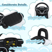 Land Rover Foot-to-Floor Ride On - White