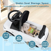 Land Rover Foot-to-Floor Ride On - White