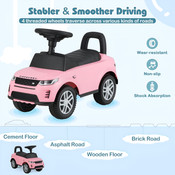 Land Rover Foot-to-Floor Ride On - Pink