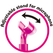 Pop Star Kids Microphone with Lights & Music - Pink