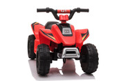 Kids 6V Electric ATV Quad Rechargeable Battery Ride On - Red