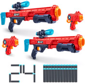 X-Shot Excel Combo Pack - Two Hawk Eye & Two Micro Toy Dart Blasters