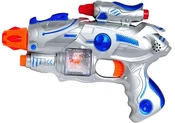 True Shot Snowflake Rotating Telescopic Toy Gun 