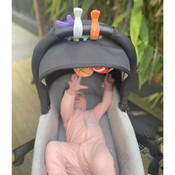 Playgro Home - Fauna Friends Muslin Swaddle & Pram Clips