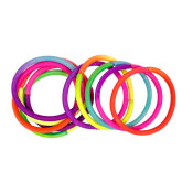 Rainbow Two-Tone Hair Elastics