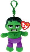 TY Marvel Beanie Baby Clip - Hulk TY Marvel Beanie Baby Clip - Hulk