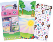 Gabby's Dollhouse Stick a Scene Activity Set