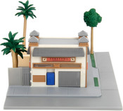 Fast & Furious Toretto's Market & Cafe Nanoscene & 2 1.65" Die-cast Vehicles