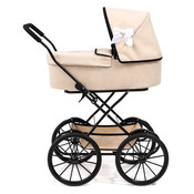 Bayer Xeo Classic Doll Pram Stroller - Beige Bayer Xeo Classic Doll Pram Stroller - Beige