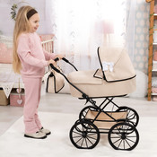 Bayer Xeo Classic Doll Pram Stroller - Beige Bayer Xeo Classic Doll Pram Stroller - Beige