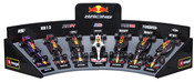 Bburago 1/43 F1 Red Bull - 7-Piece Collection & Display Stand