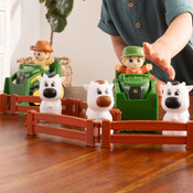 John Deere The Cows Are Out Farm Toy Playset