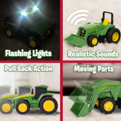 John Deere Lights & Sound Mini Tractors  John Deere Lights & Sound Mini Tractors