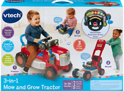 VTech 3-in-1 Mow and Grow Tractor Red