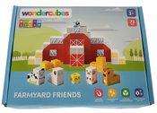 Wondercubes Joyful Farm Magnetic Blocks Set 72pcs 