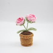 Crochet Pink Roses