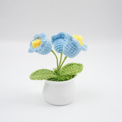 Crochet Blue Tulips