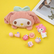 Pop-in Charm Plush Set - Pink 