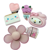 Pop-in Charm Plush Set - Pink 