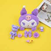 Pop-in Charm Plush Set 7pc - Purple 