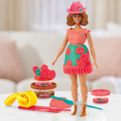 Play-Doh Barbie Florals and Fringe Doll Set
