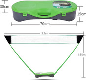 All in 1 Portable Badminton Set