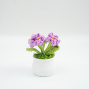 Purple Daises - Crochet Flowers 