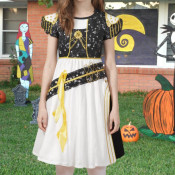 Demon Hunters Costume Black/Gold Dress V2 