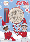 The Elf on the Shelf - Colouring & Activity Book with Ornament