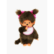Monchhichi Girl Classic Pink Plush Doll