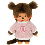 Monchhichi Fluffy Sweater Girl Plush Doll