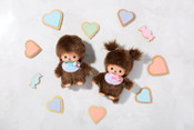 Monchhichi Bebichhichi Basic Bib Girl Plush Doll