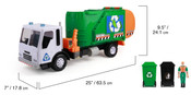 Mighty Fleet Titans Go Green Garbage Truck