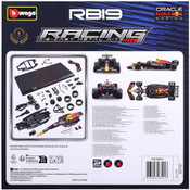 Burago 1:24 2023 Model Kit F1 Red Bull RB19 # 1 Verstappen with Helmet