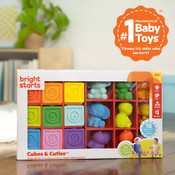 Bright Starts Cubes & Cuties 18-Piece Gift Set