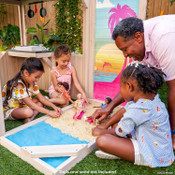 Kidkraft Barbie Seaside Wooden Outdoor Playhouse