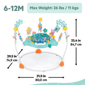 Bright Starts Disney Stitch Little Ohana Baby Activity Jumper