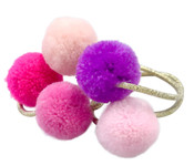 Pom Pom Hair Elastics