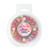 3D Love Heart Press On Nails