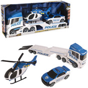 Teamszterz Light & Sound Police Helicopter Transporter